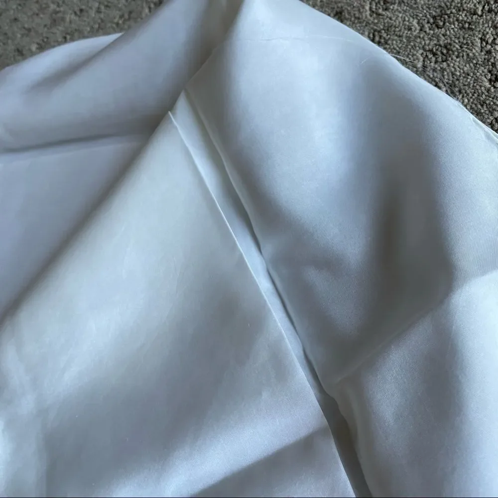 NWT Esser Seiden Set of 2 100% Silk Hand Rolled Silk Scarves for Silk Painting